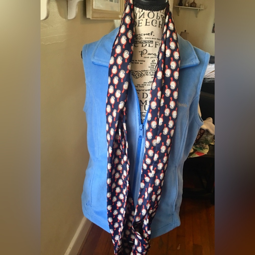 Little Bird Print Infinity Loop Infinity Scarf - Picture 2 of 8
